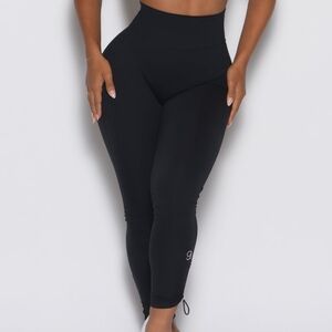 Bombshell Sportswear Toggle Pull Women's Black High-Waisted leggings